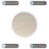 Covers&All Round Pillow Cover, Weather & UV Resistant, with Zippers, Round 30 in Diameter x 5 in H, Beige - 2 of 4