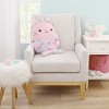 Everything Kids Mermaid Kitty Unicorn Pink, Aqua, and Lavender Squishy Toddler Pillow - 4 of 4
