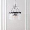 Selene 4 Light 20" Chandelier - CHA4056 - Black/Clear - Safavieh - 3 of 4
