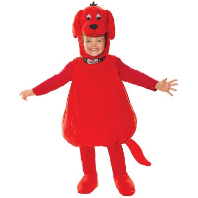  Toddler Clifford the Big Red Dog Halloween Costume 