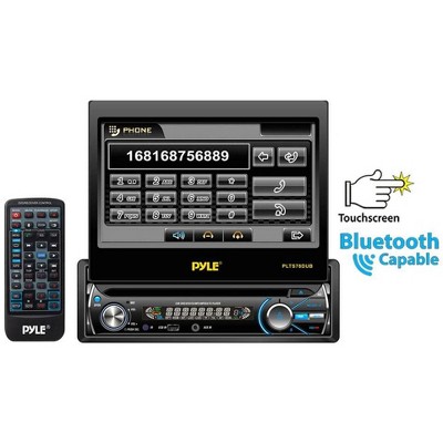 Pyle PLTS78DUB 7" TOUCH SCREEN CD/DVD/MP3 Car Player w/ AUX Receiver & Bluetooth