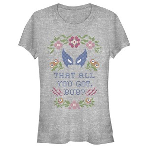 Juniors Womens Marvel X-Men Wolverine Quilt Quote T-Shirt - 1 of 3