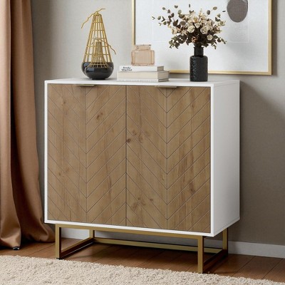 Modern Storage Cabinet with 2 Doors, Buffet Sideboard Cabinet for Kitchen, Dining Room, Living Room, Entryway