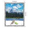 Amanti Art Scratched Wave Chrome Picture Frame - 4 of 4