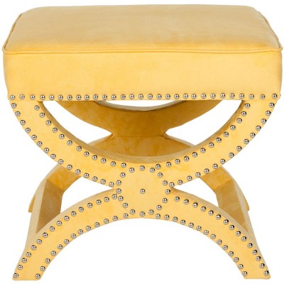 Mystic Ottoman with Silver Nail Heads  - Safavieh