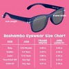 Roshambo Bend-in-Half Flexible Kids Sunglasses | Made in Italy | Polarized UV400 Lens | Carrying Sleeve, Silicone Strap & Ear Locks Included! - 4 of 4