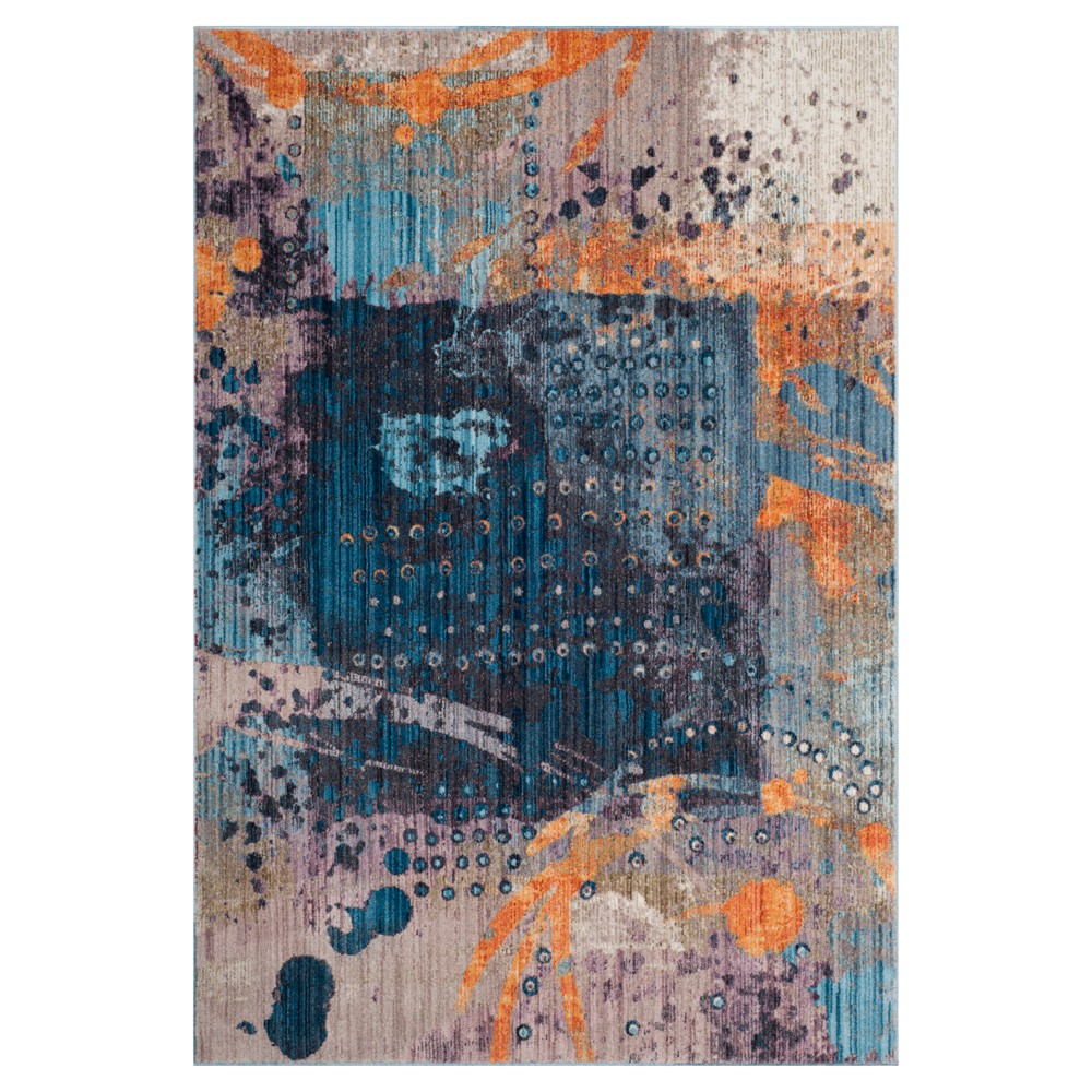 Splatter Loomed Area Rug 5'1inX7'6in - Safavieh