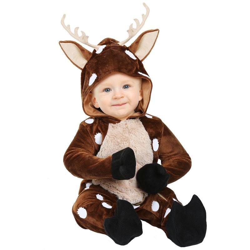 HalloweenCostumes.com Baby Deer Costume for Infants, 1 of 2