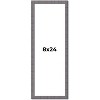 PosterPalooza | Panoramic Textured Grey Picture Frame - UV Acrylic, Foam Board Backing, Hanging Hardware - 2 of 4