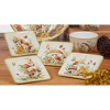 Certified International Set of 4 Woodland Critters Canape Plates - image 2 of 4