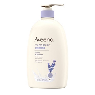 Aveeno Stress Relief Body Wash with Lavender & Chamomile - 33.8 fl oz