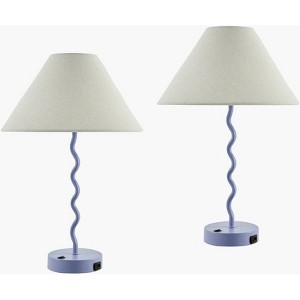 Livabliss Begonia Cottage Table Lamps - 1 of 4