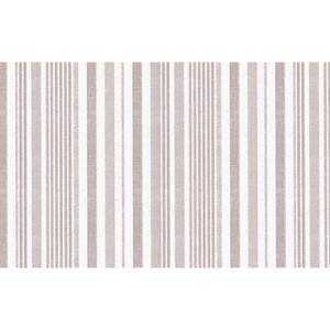 Briarwood Lane Everyday Doormat 30x18 Indoor Outdoor White and Pink Stripe Doormat - 1 of 4