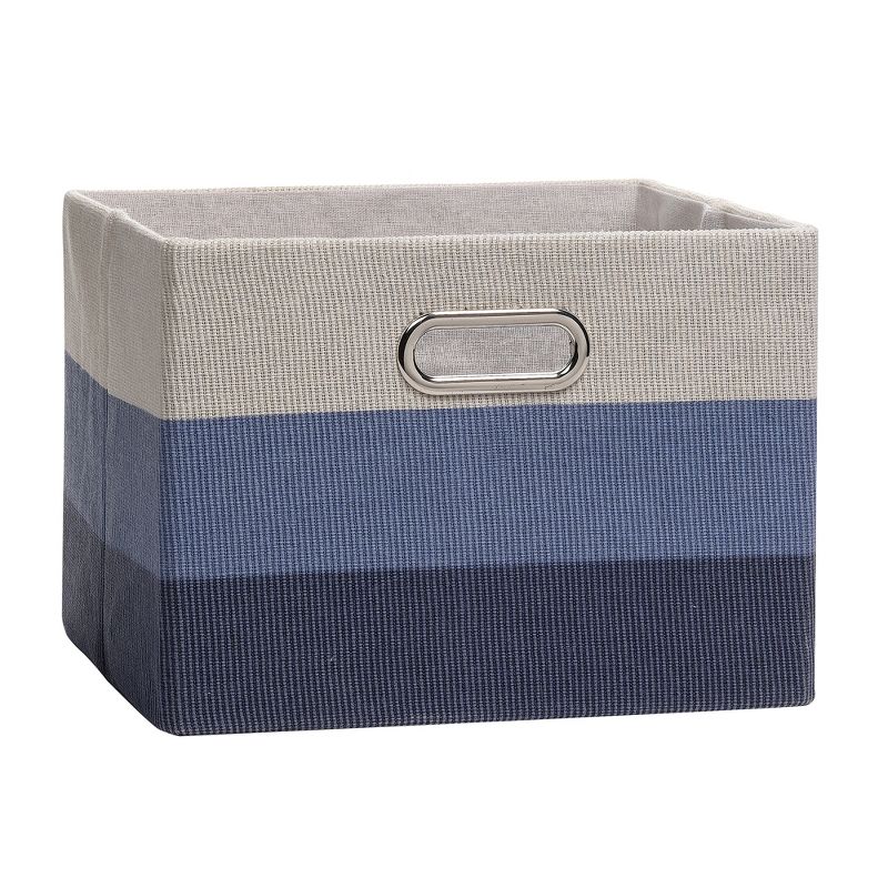 Lambs & Ivy Blue Ombre Foldable/Collapsible Storage Bin/Basket, 1 of 5