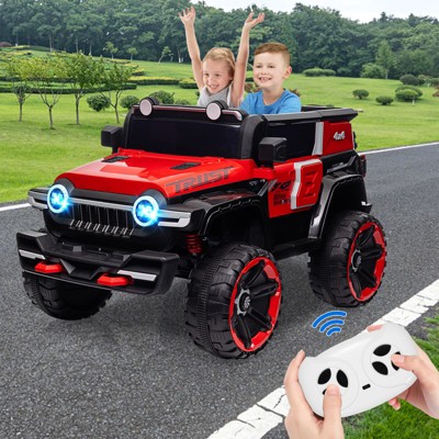 Garvee Kids Ride On Truck, 12V Powered Electric Vehicle with Spring Suspensions,Remote Control