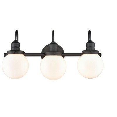 Millennium Lighting Ella 3 - Light Vanity in  Matte Black