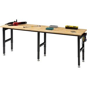 AMERLIFE Adjustable Workbench with Power Outlets,  Heavy Duty Work Table - 1 of 4