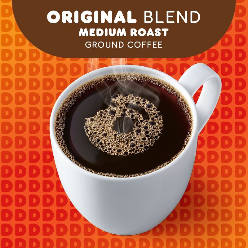 Dunkin' Original Blend Ground Coffee Medium Roast, 5 of 14