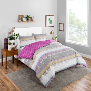 Margo Reversible Comforter Set (Twin XL) 2pc - Boho Boutique, Size: TWIN EXTRA LONG