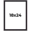 PosterPalooza | Antique Red Picture Frame - UV Acrylic, Foam Board Backing, Hanging Hardware - 2 of 4