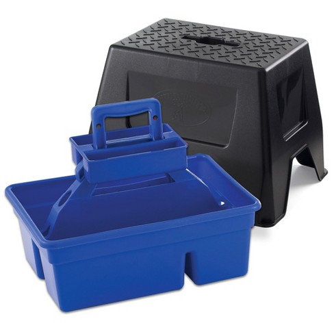 Little Giant Dtssblue Duratote Stable Step Stool With Non Skid