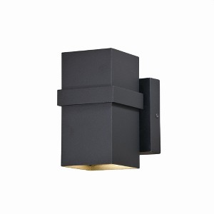 Vaxcel Lavage 2 - Light Sconce in  Textured Black - 1 of 4