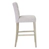 WestinTrends 29" Upholstered Linen Fabric Tufted Bar Stool Chair - 4 of 4