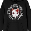Demon Slayer Corps Tanjiro Mask Icon Long Sleeve Black Adult Hooded Sweatshirt - 2 of 3