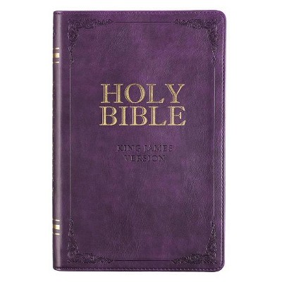 KJV Gift Edition Bible Purple - (Leather Bound)