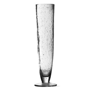 tagltd Bubble Glass Tall Flute Wine Glasses - Clear Drinkware, 12oz Capacity, 9.9in Height, Hand Wash Only, Everyday Use - 1 of 4