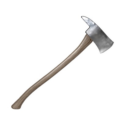 Underwraps Costumes Silver Fireman's Axe 30 Inch Foam Adult Costume Accessory