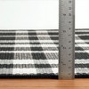 Annie Selke - Dash & Albert Houston Plaid Black Machine Washable Rug, 6x9, Black - 3 of 4