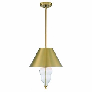 Craftmade Lighting Pendant 3 - Light Pendant in  Satin Brass - 1 of 2