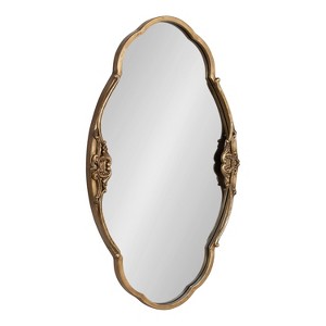 Kate and Laurel Novella Decorative Wall Mirror, 30x18, Gold - 1 of 4