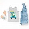 The Juniper Shop SmileyWorld Trucking Along Toddler Tank - 3 of 4