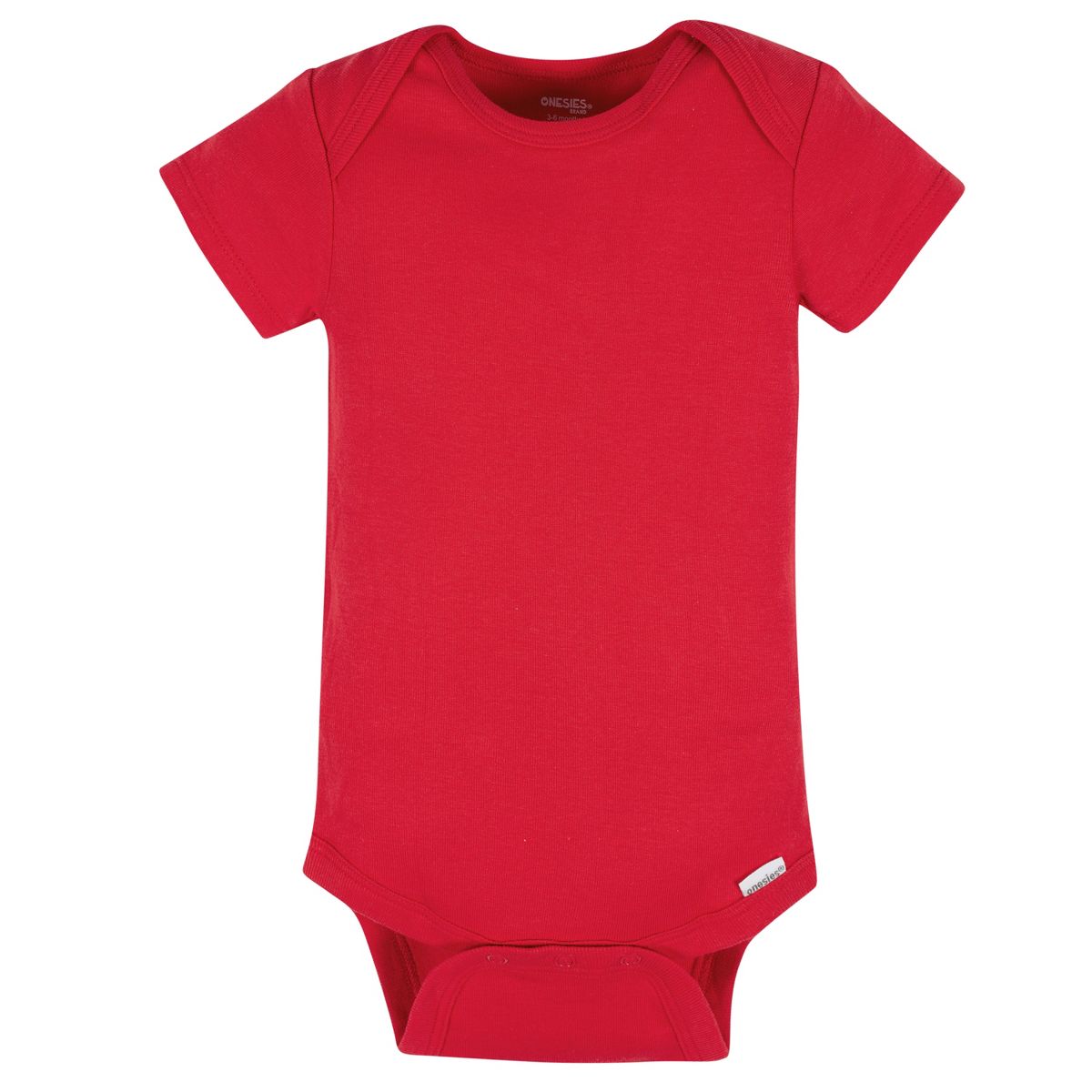 Gerber Baby Neutral Short Sleeve Onesies Bodysuits - Classic Rainbow - 8-Pack - thumbnail 4
