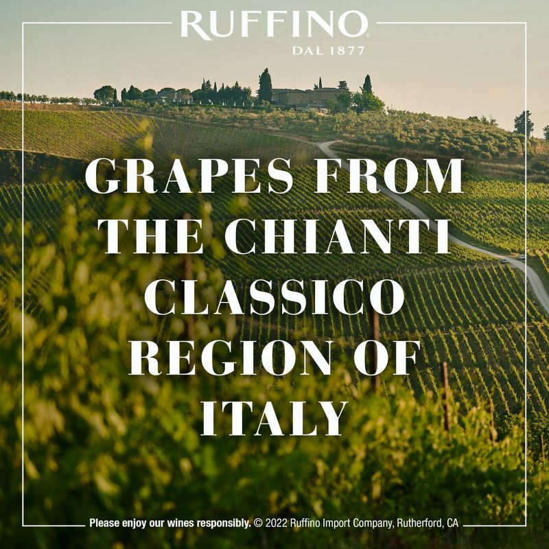 Ruffino Riserva Ducale Chianti Classico DOCG Sangiovese Red Blend Italian Red Wine - 750ml Bottle, 6 of 14