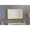 48inx 30inLED Bathroom Mirror with Aluminum Frame, Wall Mounted Vanity Mirror, Anti-Fog, Memory, 3 Colors, Stepless Dimmable - 4 of 4