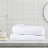 Modern Solid Classic Luxury Egyptian Quality Cotton 2 Piece Bath Sheet Towel Set by Blue Nile Mills - 2 of 4