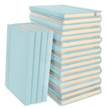 Simply Genius A5 Dotted Notebooks with Hardcover - Journals for Writing - Grid Notebook - 192 pages, 5.7" x 8.4" (Light Blue, 20 Pack)