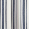 Farmhouse Stripe Yarn Dyed Eco-Friendly Recycled Cotton Window Curtain Panels Navy 42X63 Set - 3 of 4