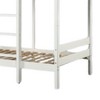 Royal Hampton Twin Bunk Bed with Front Facing Ladder, Pine Wood, Crisp White Finish - 4 of 4