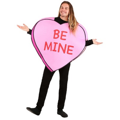 HalloweenCostumes.com One Size Fits Most   Adult Candy Heart Costume, Pink
