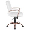 Merrick Lane Contemporary Mid-Back Home Office Chair with Padded Arms - 3 of 4