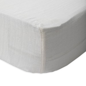 Red Rovr Organic Cotton Muslin Crib Sheet - 1 of 3