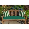 Casual Cushion Patterned Sunbrella Fabric 1-Piece Indoor/Outdoor Square Throw Pillow,15"W x 15"L - 2 of 4