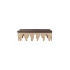 Meridian Furniture,Altair Velour Fur Fabric Bench - 3 of 4