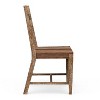 2pk Hoverton Open Back Mango Wood Dining Chairs Warm Natural Tone - Furniture Of America: Rustic Side Chair - 4 of 4