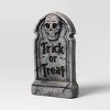 21" 'Trick or Treat' Lit Plastic Tombstones Halloween Decorative Prop Gray - Hyde and EEK! Boutique™ - 3 of 3