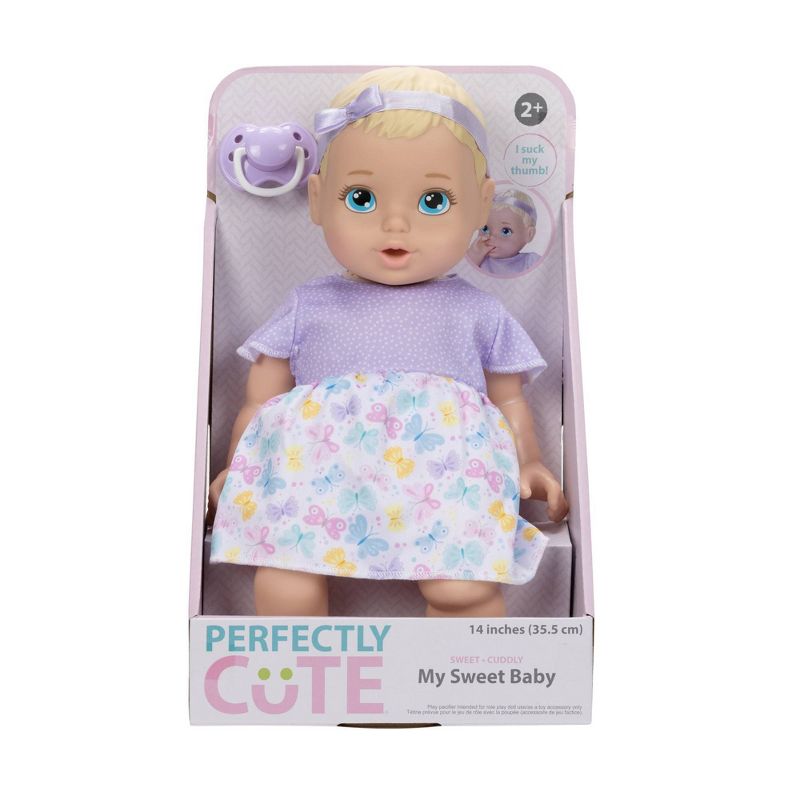 Perfectly Cute 14&#34; Girl Baby Doll - Blonde Hair, Blue Eyes, 3 of 8